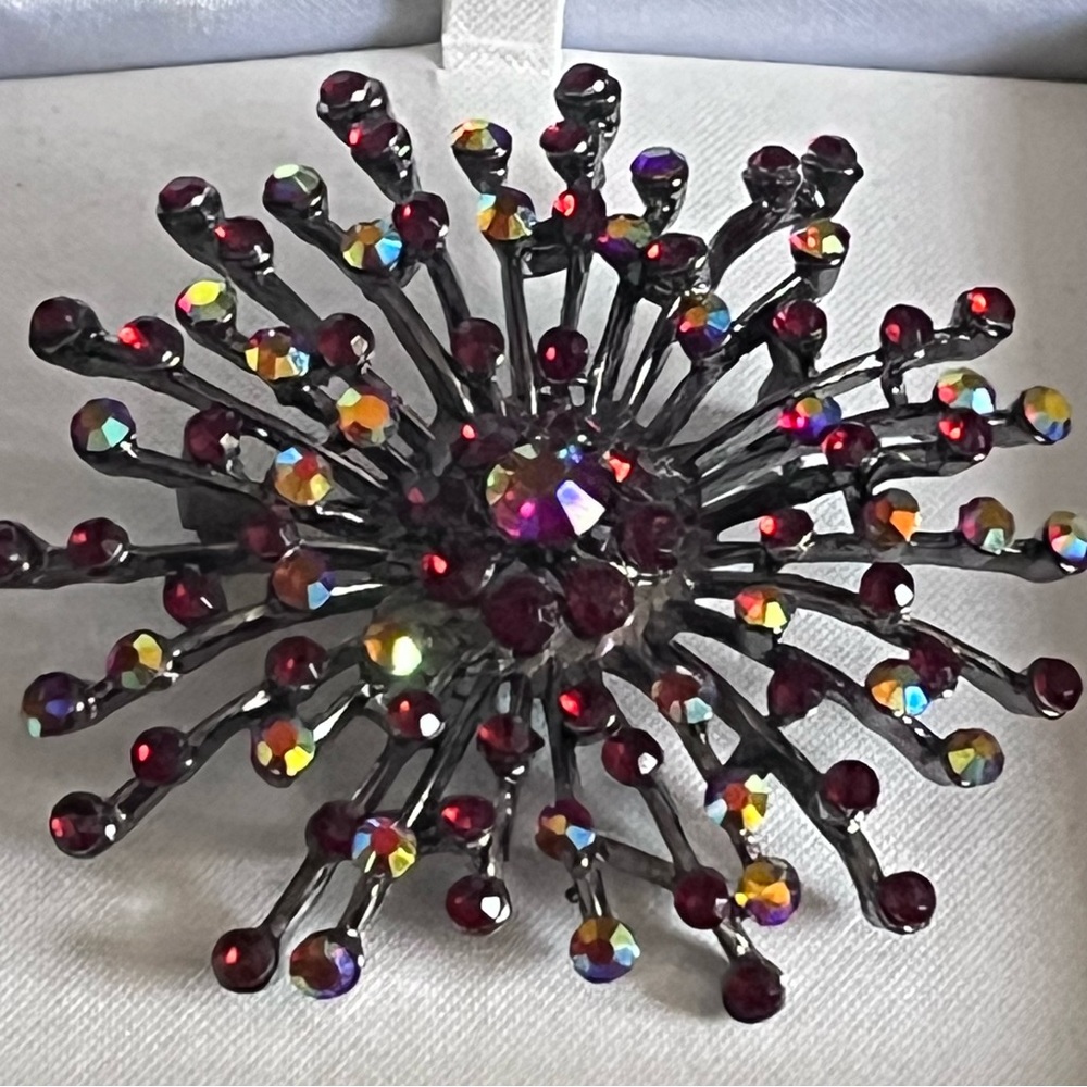 East 5th Vintage Jeweled Large Brooch Pin - New in Box
